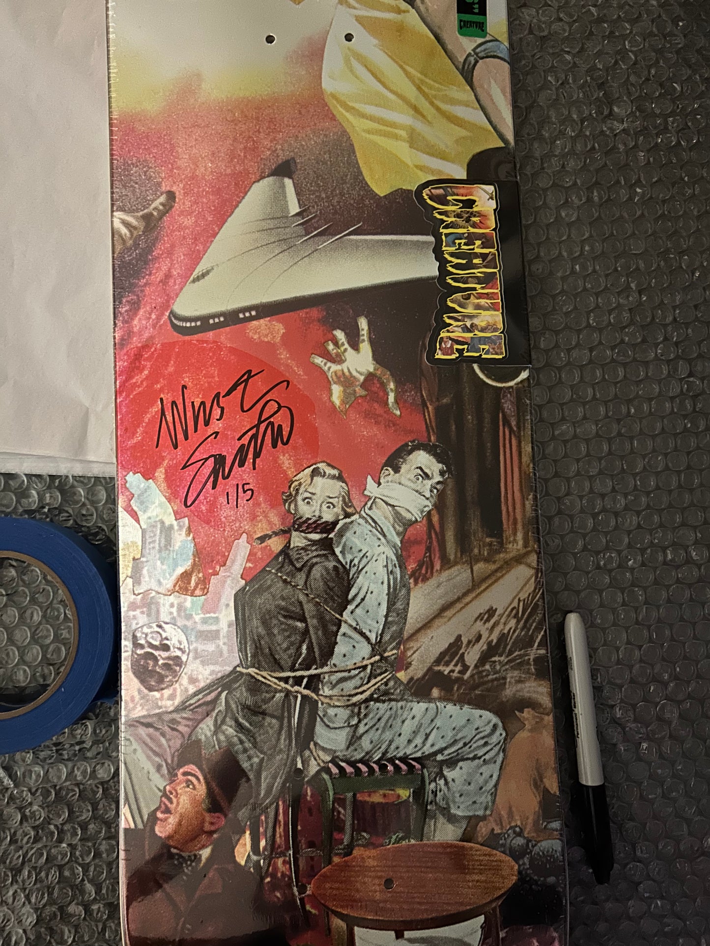 Winston Smith / Creature Signed Skateboards LIMITED