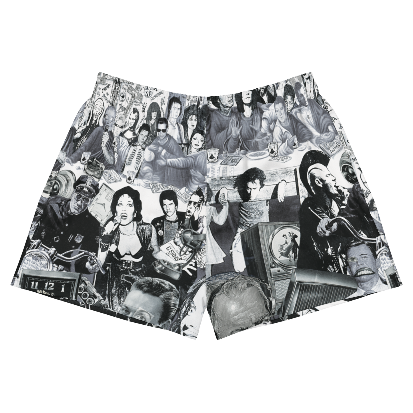 Winston Smith "Never Give Up" Women’s Recycled Athletic Shorts