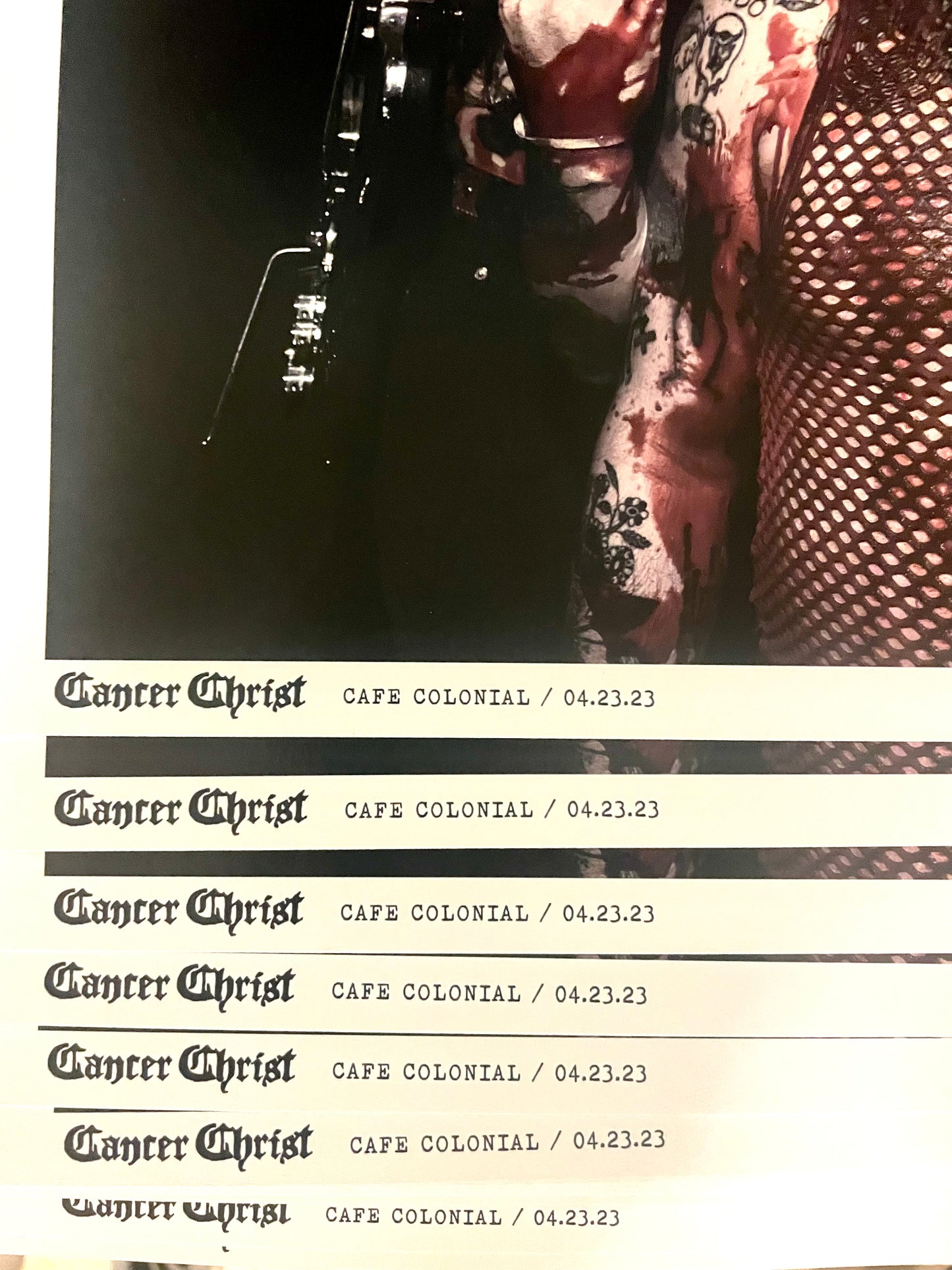 Matthew Kadi "Cancer Christ" Print