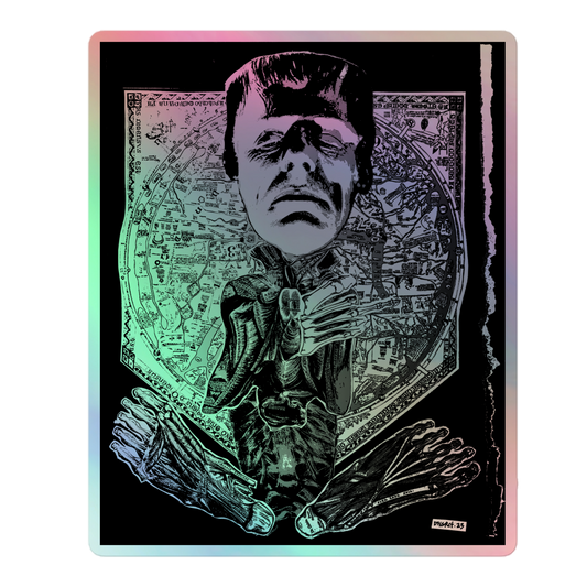 DNGRCT “Reanimated Sleep” Holographic 5.5" x 5.5" Sticker