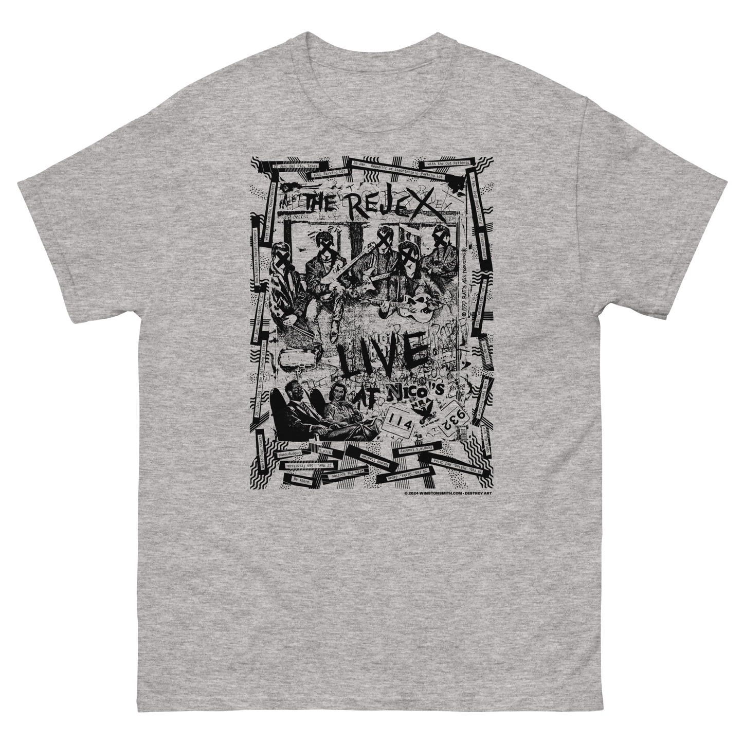 Winston Smith "The Rejex" Fake Flyers Tee