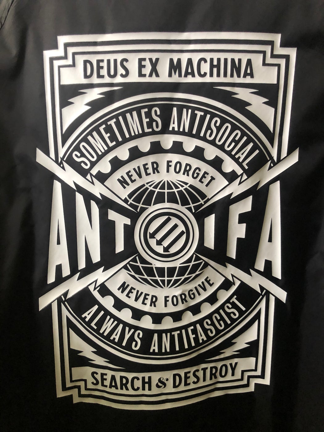 Stealworks "Antifa City Rockers " Coach Jacket