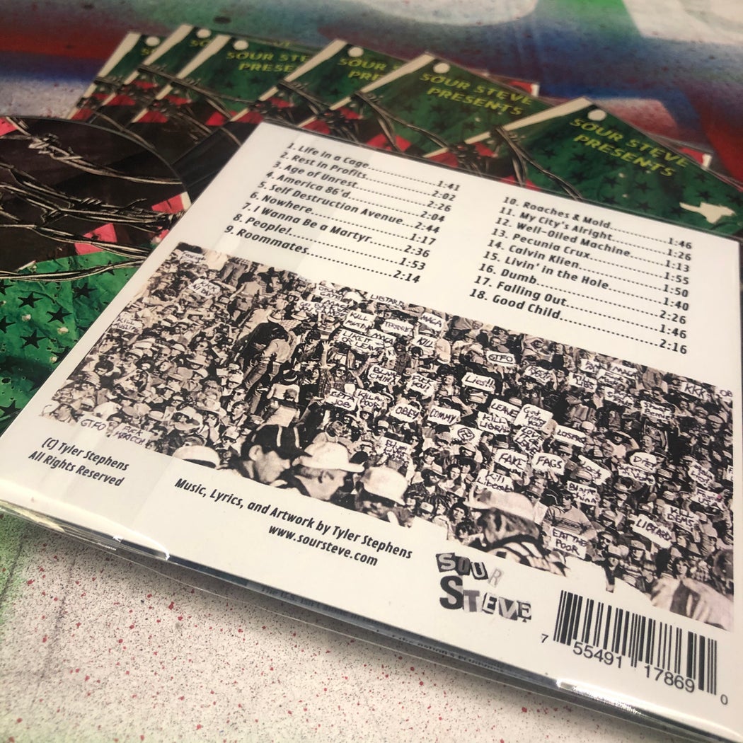 Sour Steve "Life In A Cage" CD (2020)