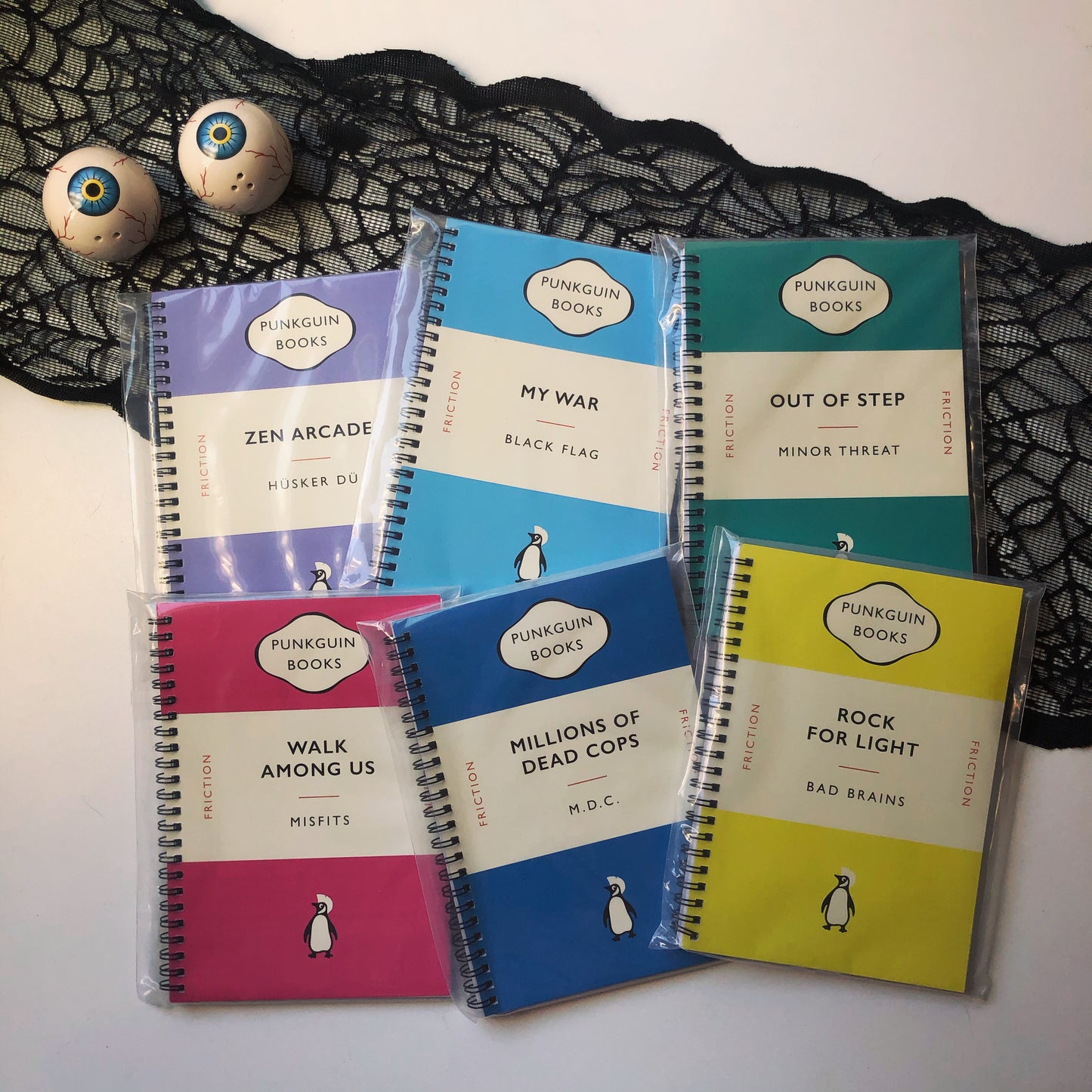 Stealworks "Punkguin Books" Notebook Series