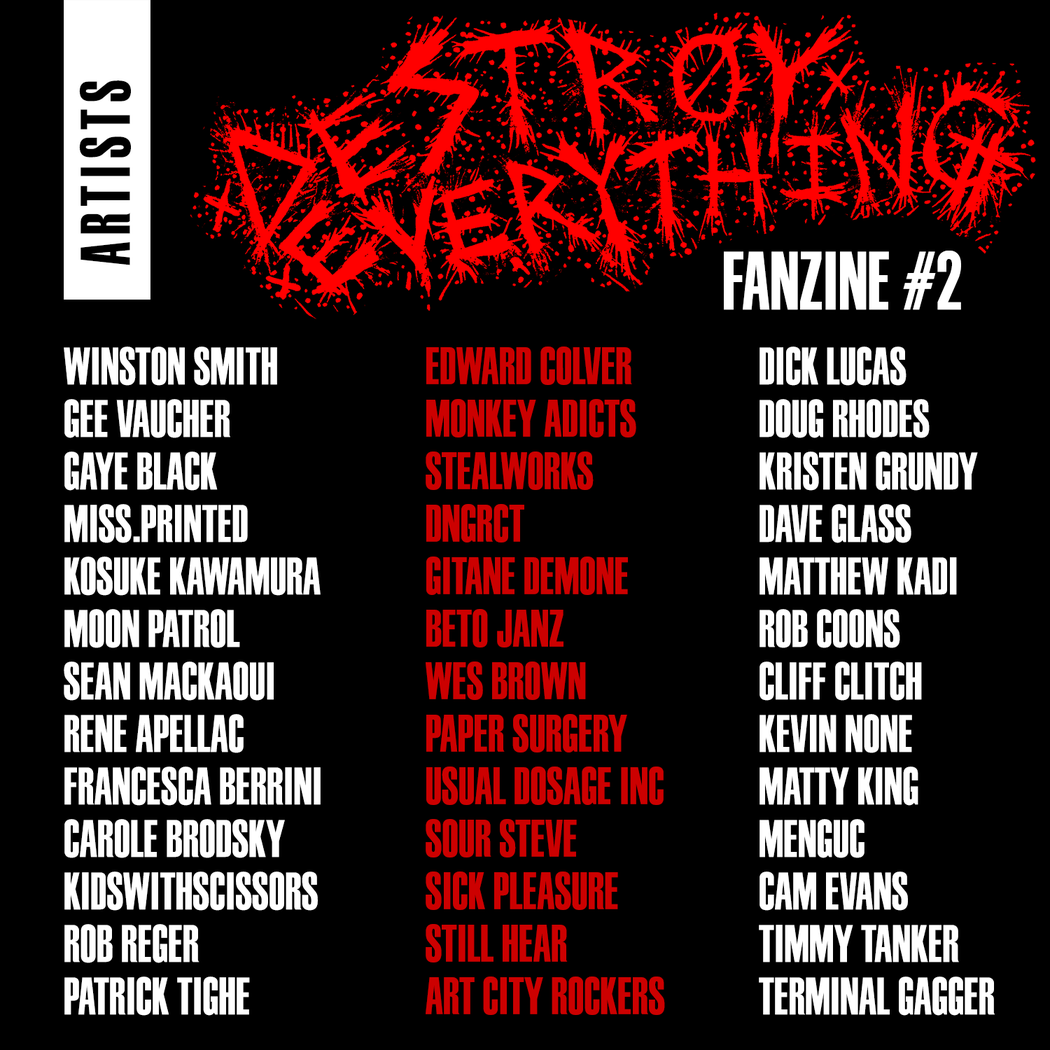 Destroy Everything Fanzine #2: Cut Paste Destroy!