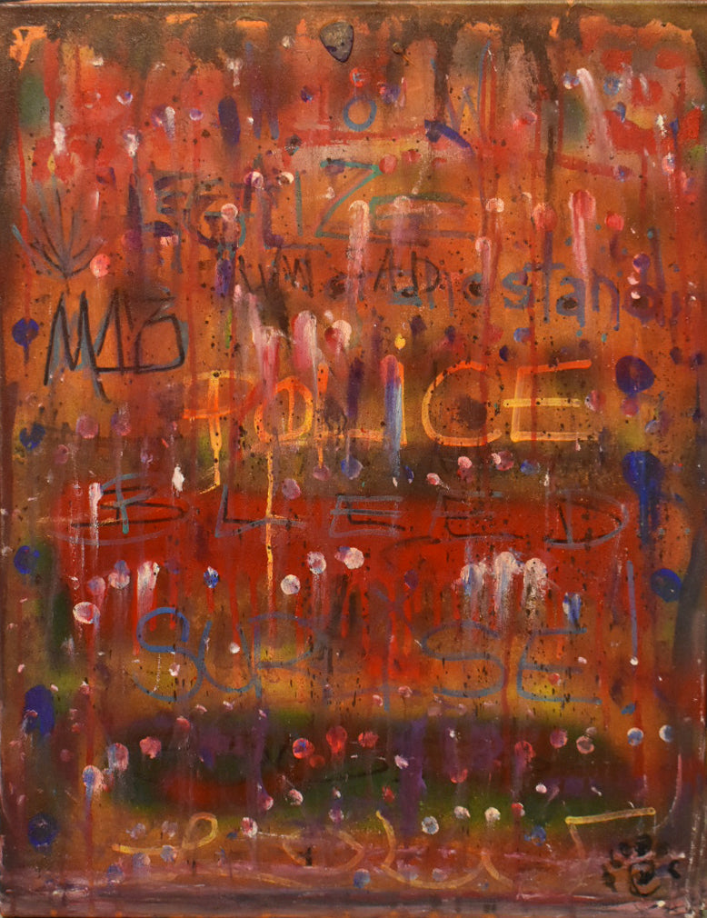 Rikk Agnew "Graffiti #1" 2006