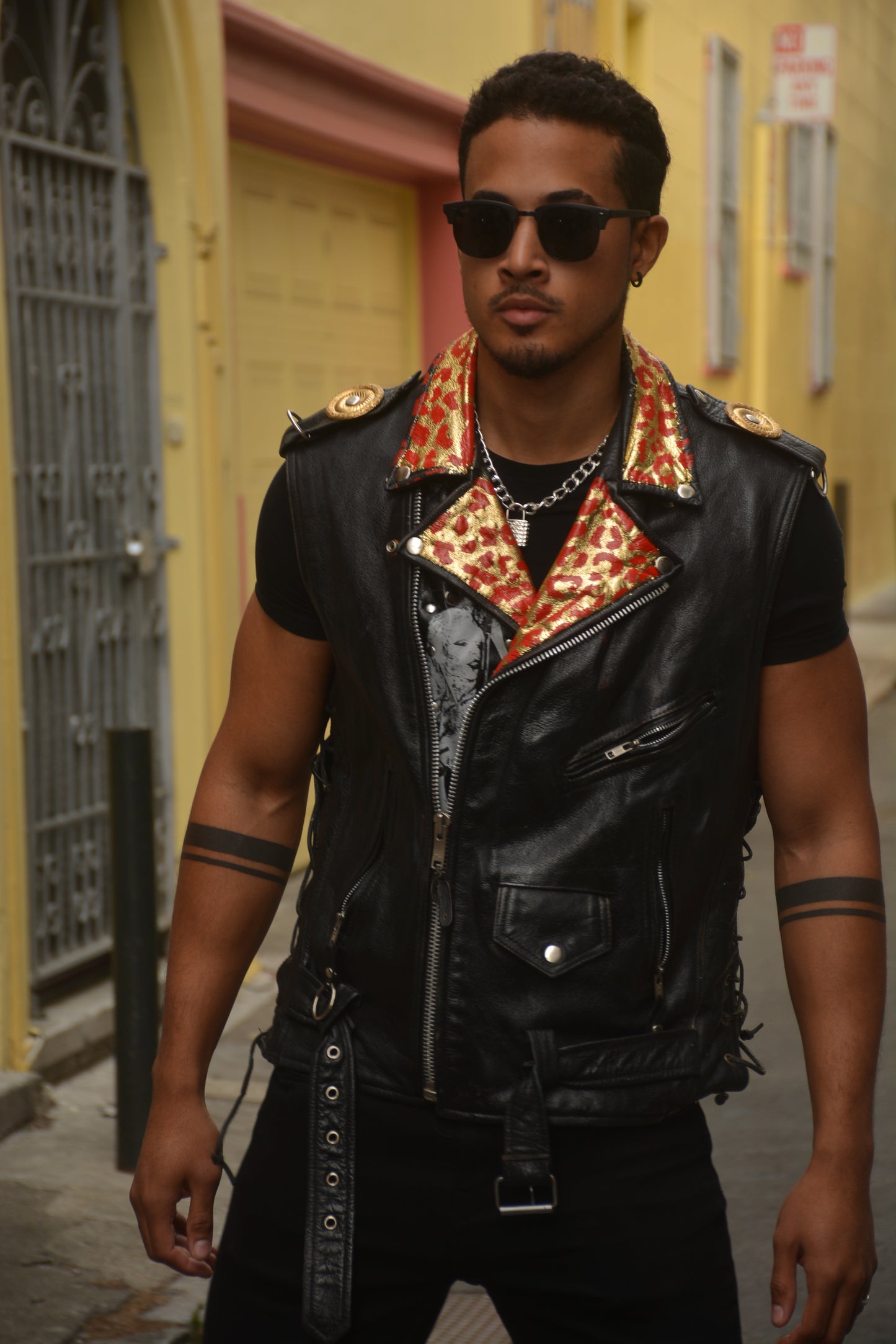 Txutzo Perez "Plasmatics" Punk Leather Vest