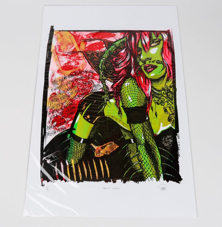 Dave Glass "Addict Named Nymph" Silkscreen Print