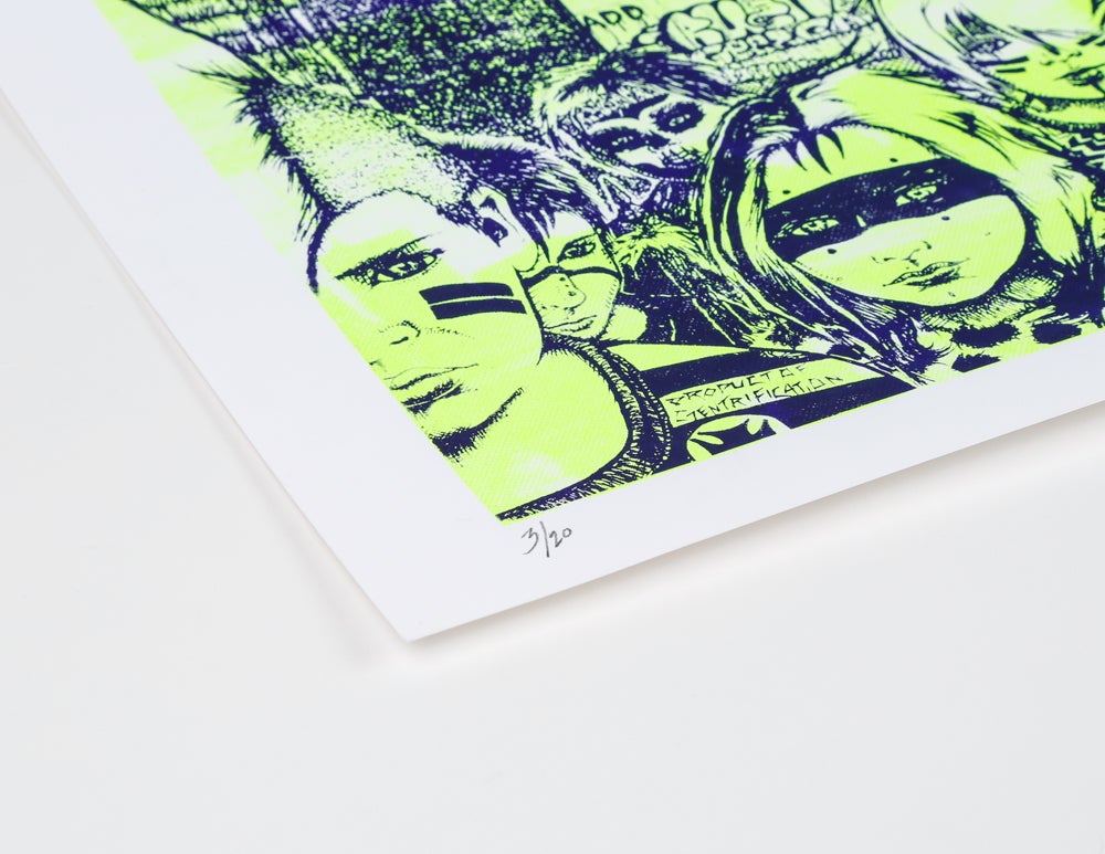 Dave Glass "Tribe 1" Silkscreen Print