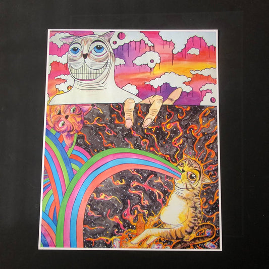 Jason Ruggles "Cat Trip" Print