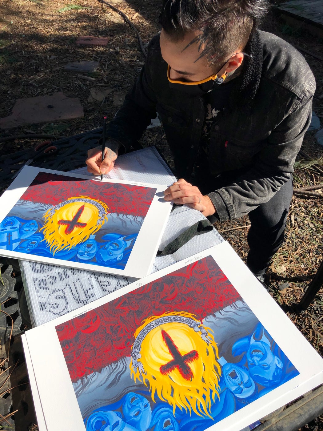 Phil Geck "Fire The Faith" Print (2007)