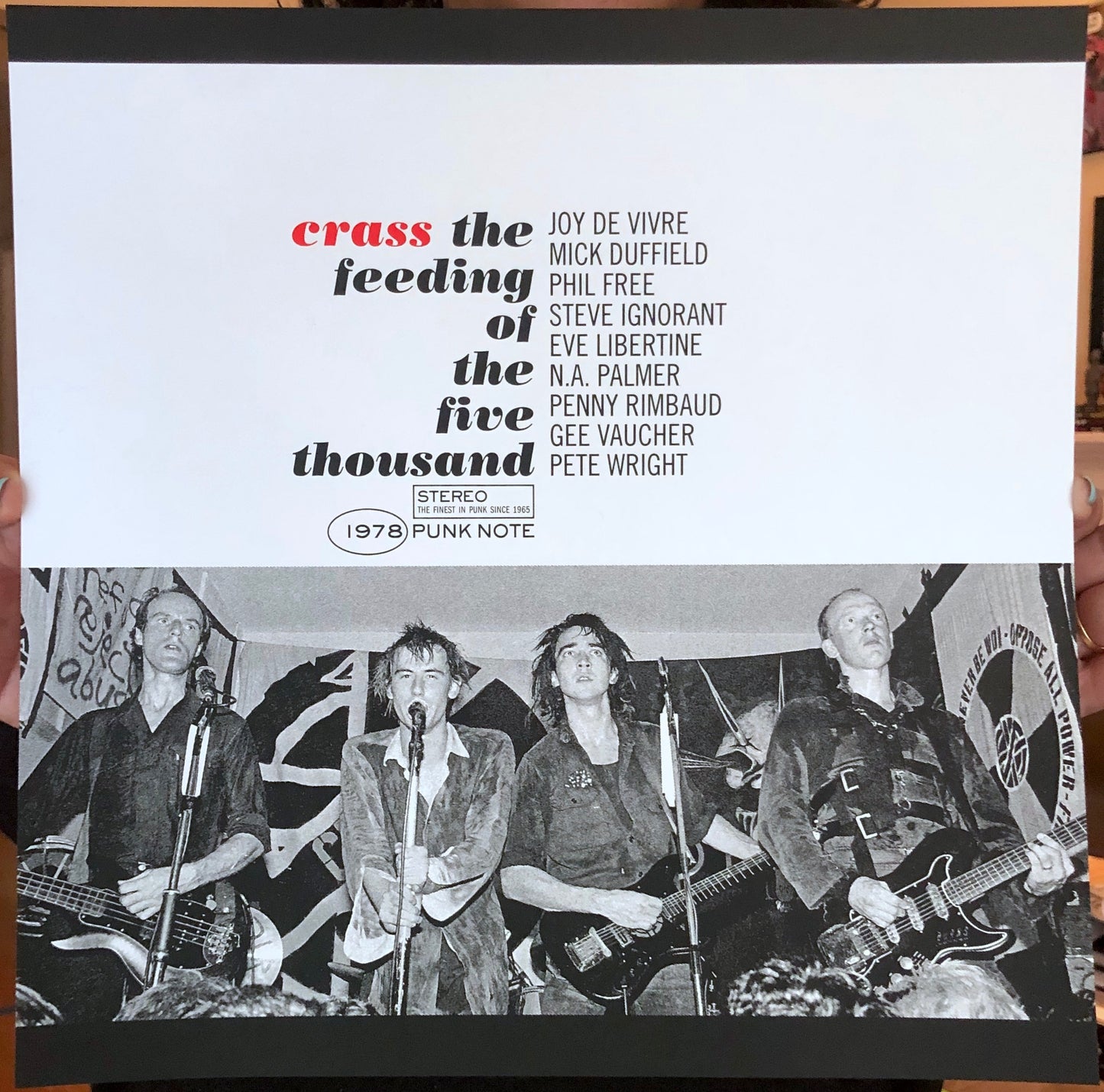 Stealworks x Steve Rapport "Crass - The Feeding of 5000" Print (2022)