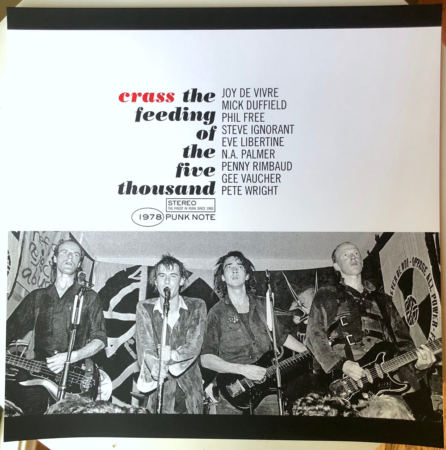 Stealworks x Steve Rapport "Crass - The Feeding of 5000" Print (2022)