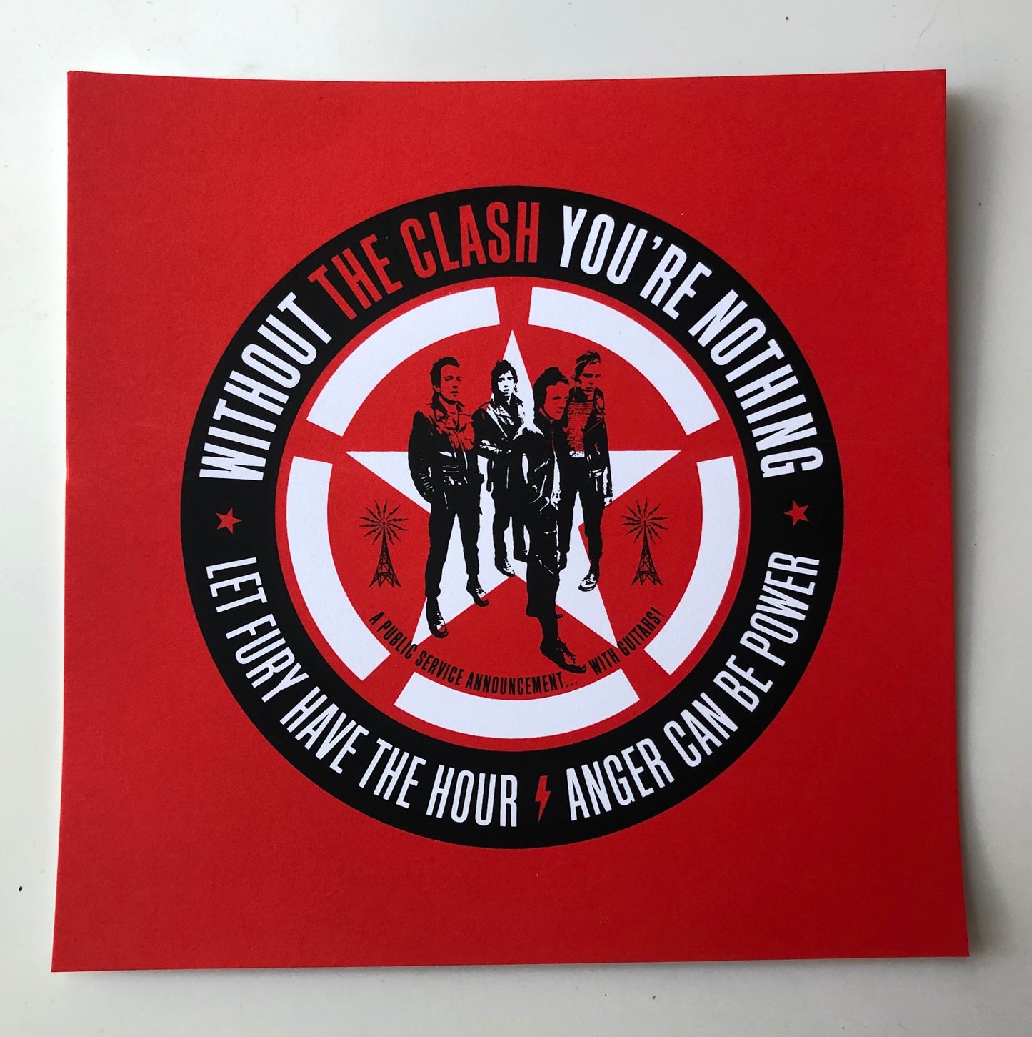 Stealworks "A Public Service Announcement - With Guitars!" Mini Print (2022)