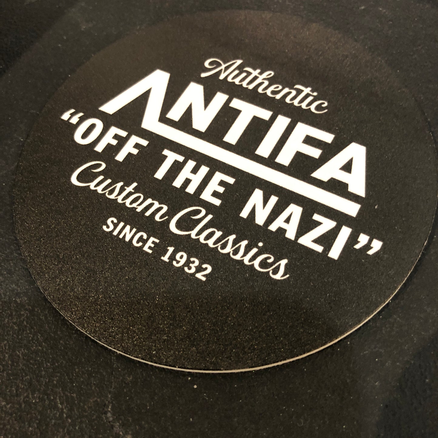Stealworks "Antifa Off The Nazi" Coaster