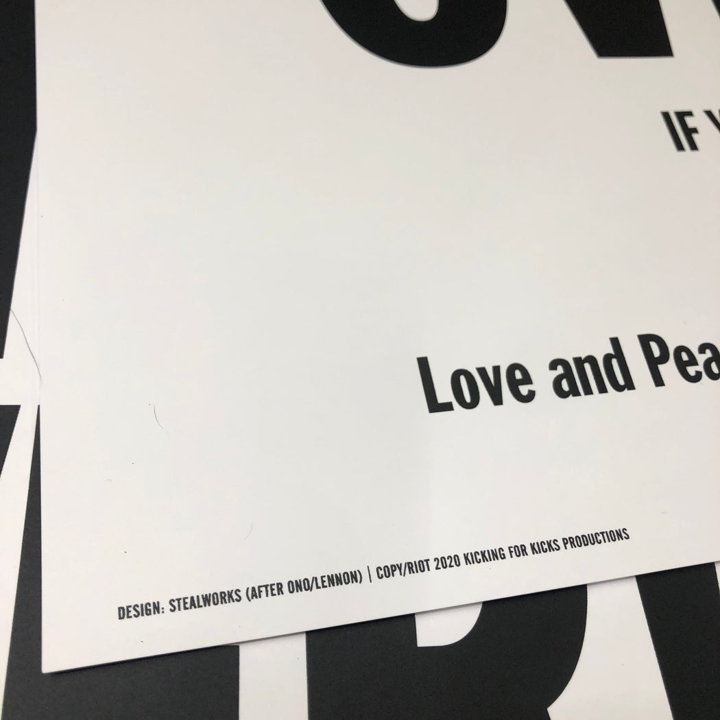Stealworks "Trump Is Over!" Poster Print