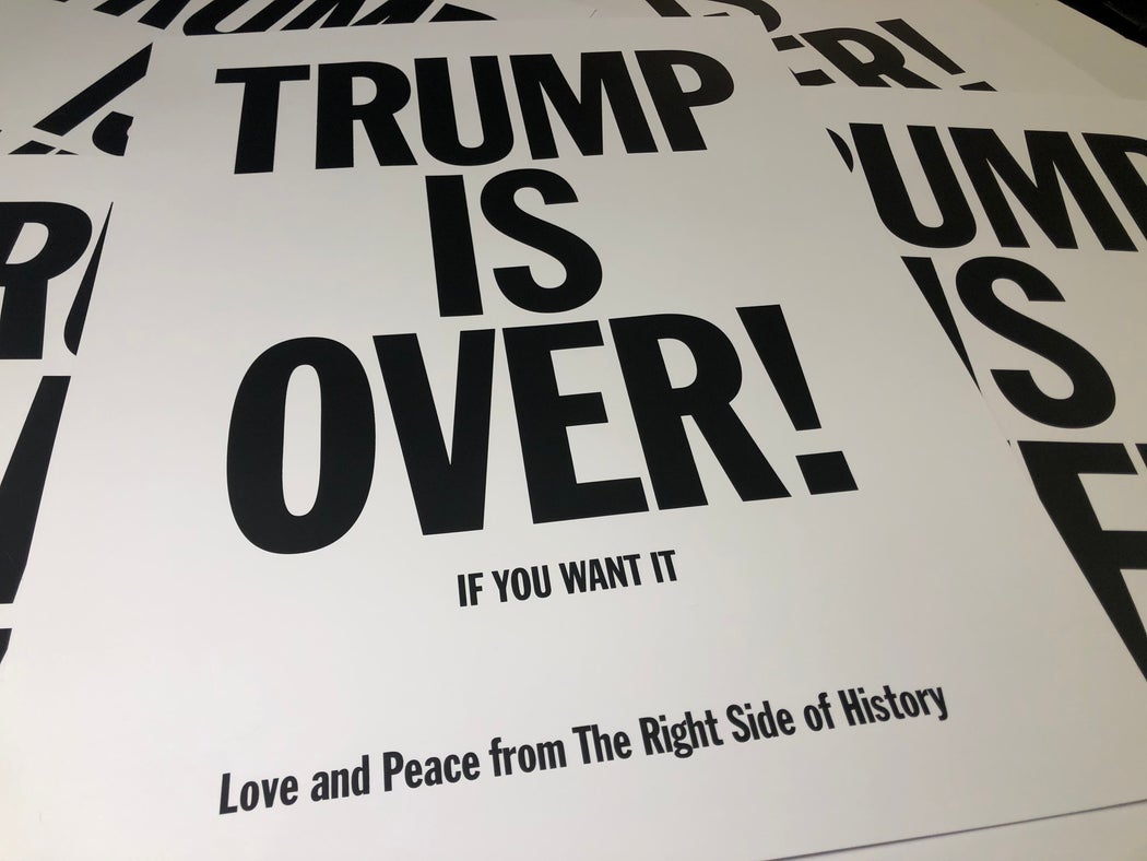 Stealworks "Trump Is Over!" Poster Print