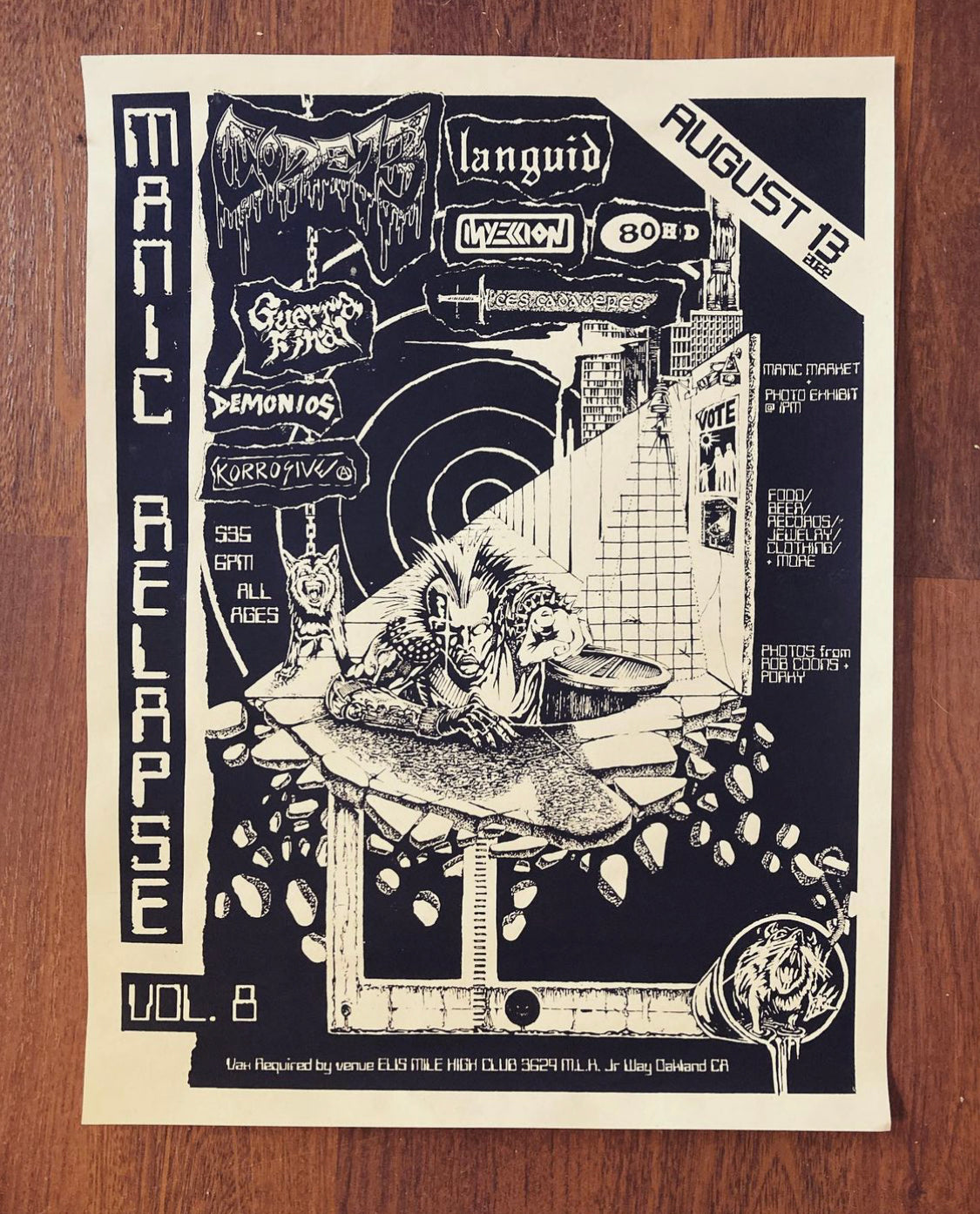 Manic Relapse 2022 Official Poster