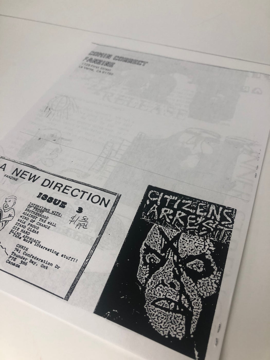 Ruben Preciado "Comin' Correct #2" Zine (1988/2020)