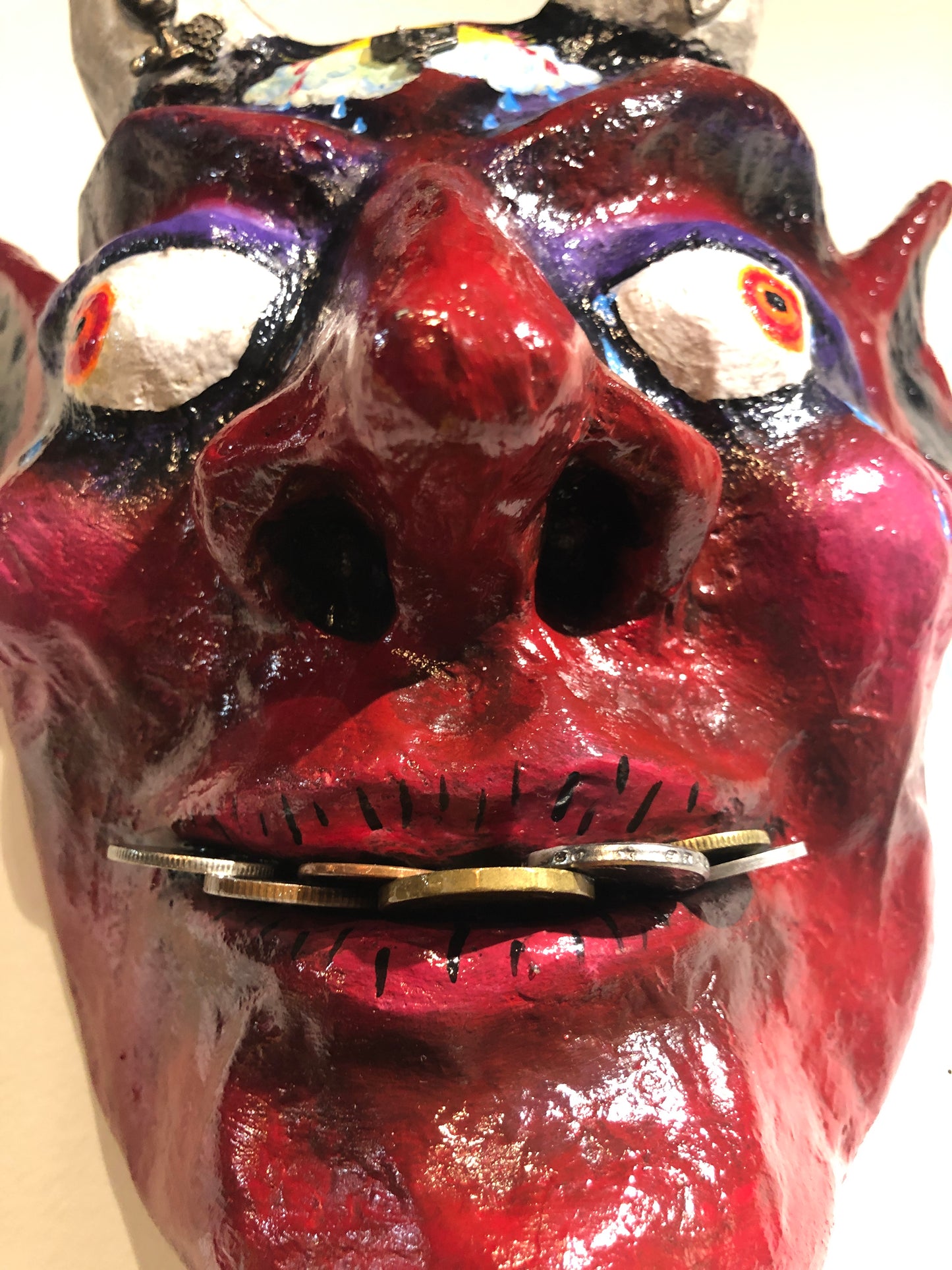 Oscar Rodriguez "I Have Four Words for You... Suck It" Mask Sculpture