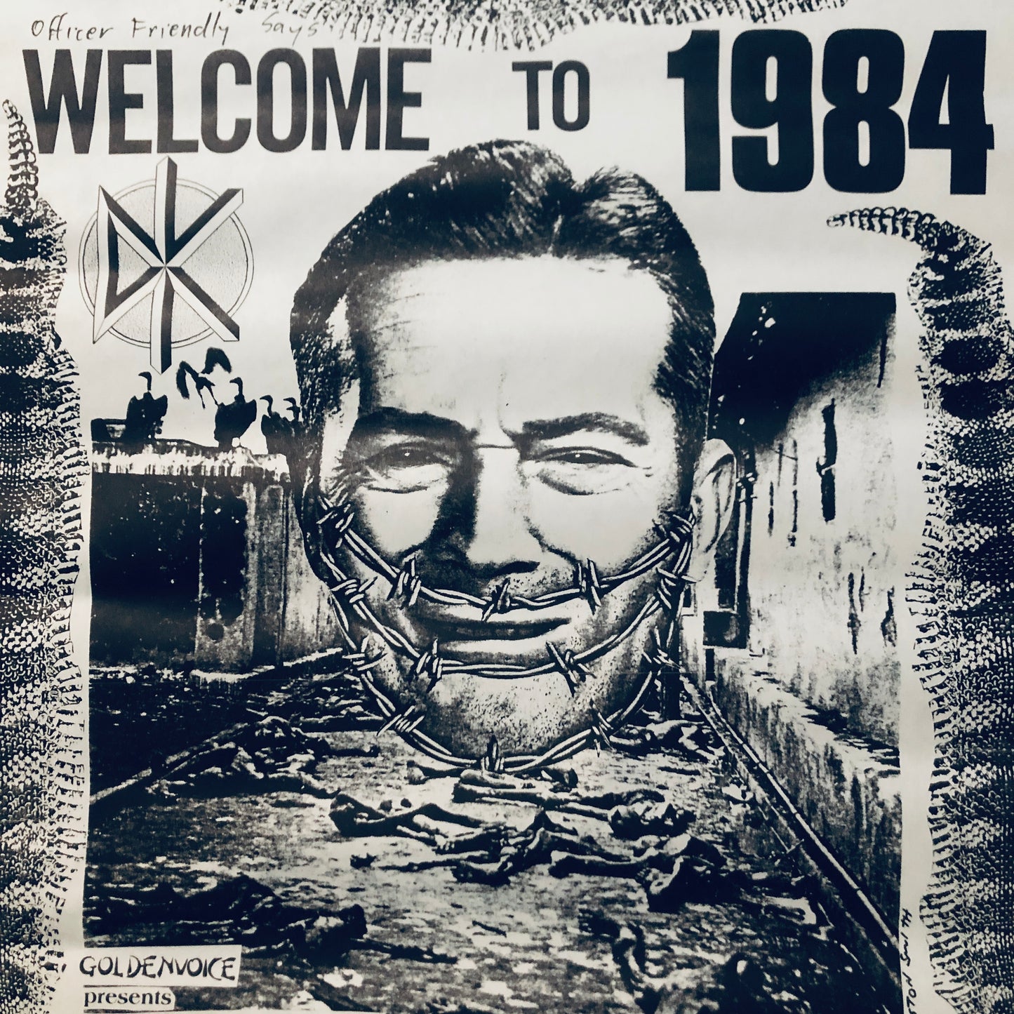 Winston Smith's Dead Kennedys "Welcome to 1984" Vintage Poster (1984)