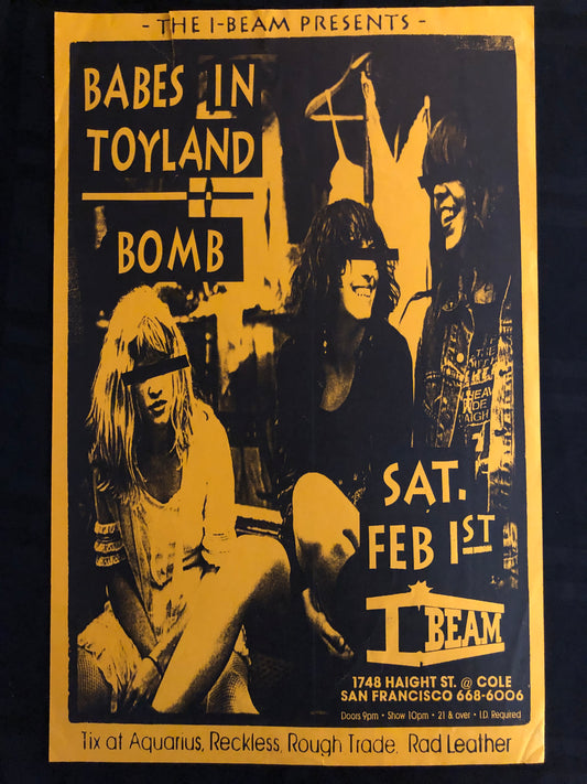 "Babes in Toyland at I-Beam" Original Poster