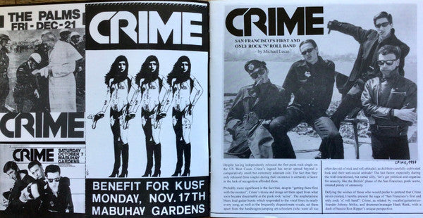 CRIME 7" Special Edition Compilation Box Set