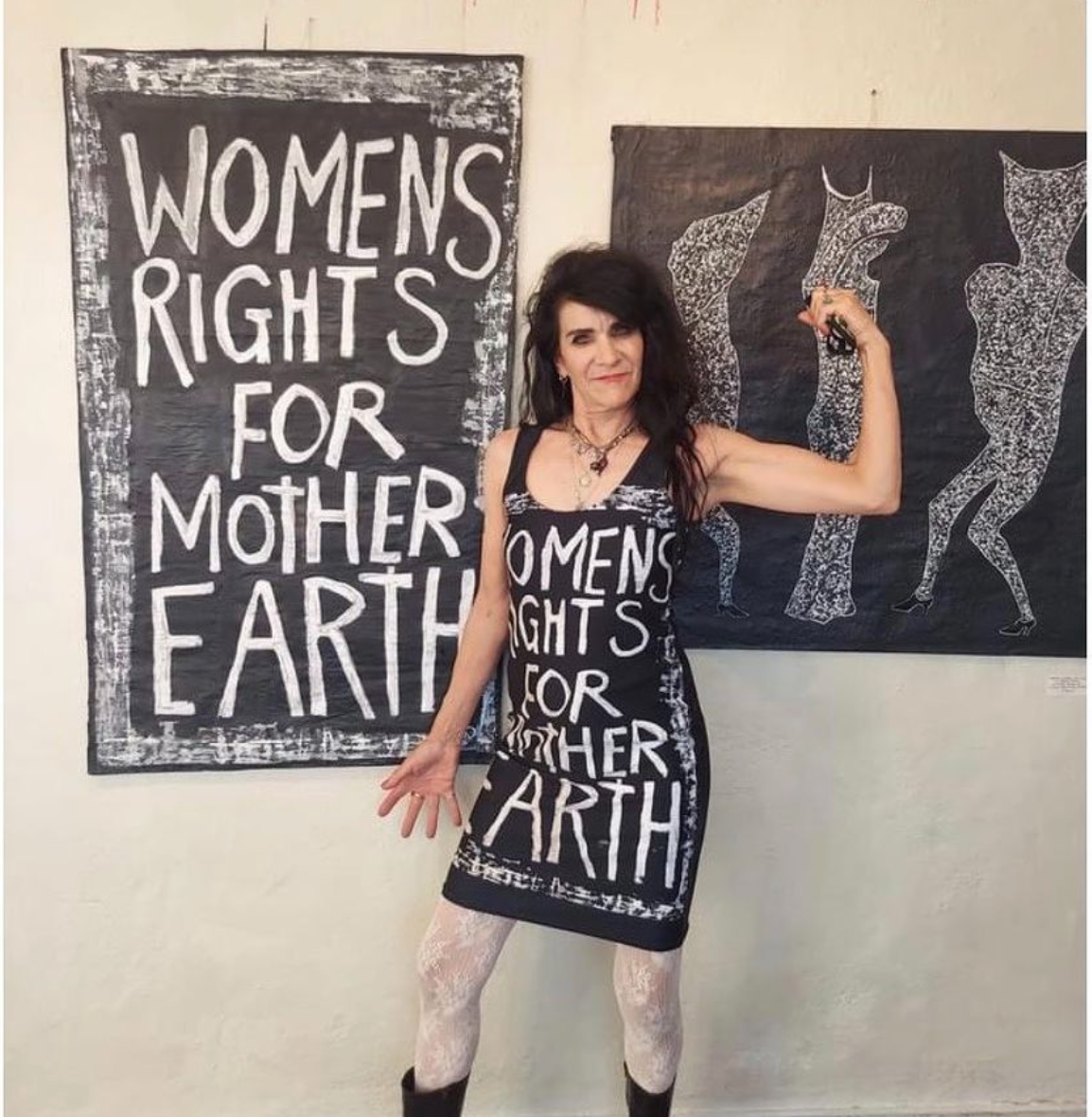 Gitane Demone "Women's Rights for Mother Earth" Dress