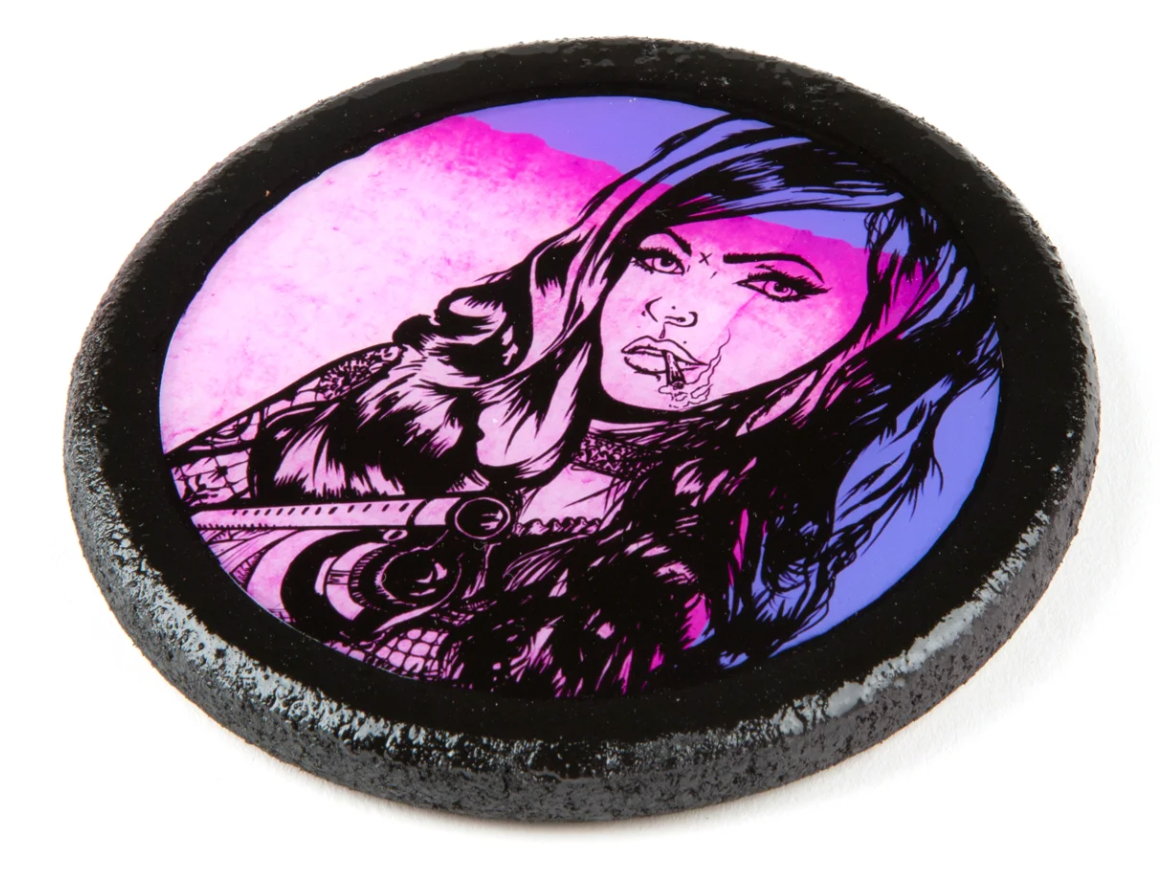 Dave Glass "Don't Fuck With Me" Resin Coaster