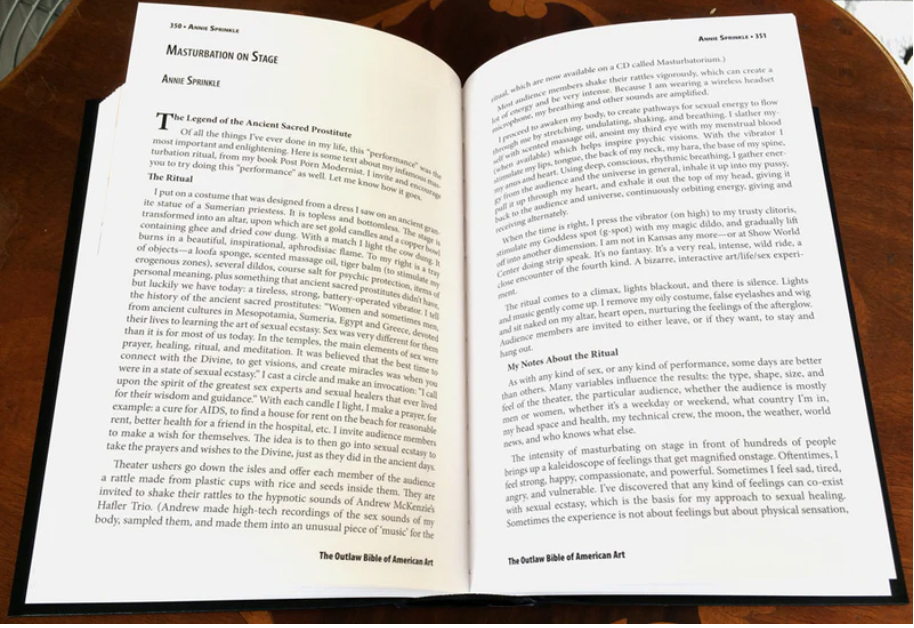 "The Outlaw Bible of American Art" by Andy Kaufman