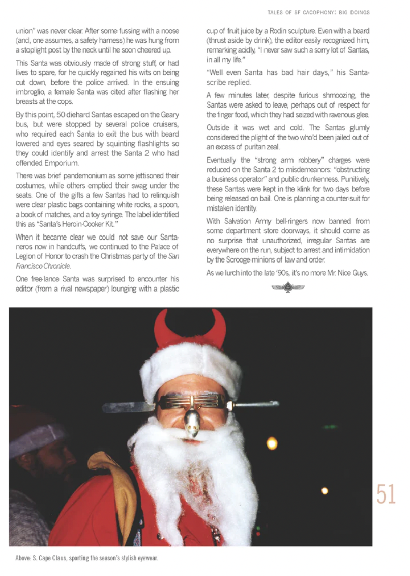 "Tales of the Cacophony Society" John Law, Kevin Evans, Carrie Galbraitgh