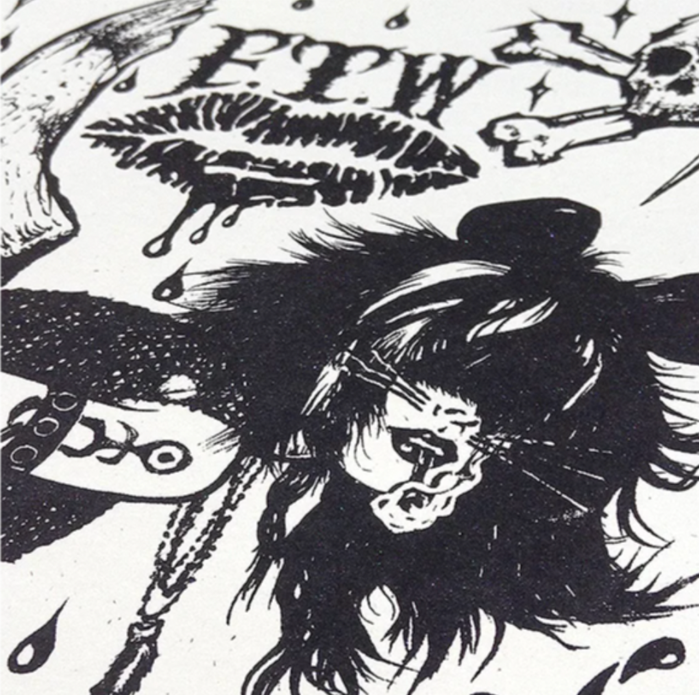 Dave Glass "FTW Deathrock 11:11 Mousey" Silkscreen Print