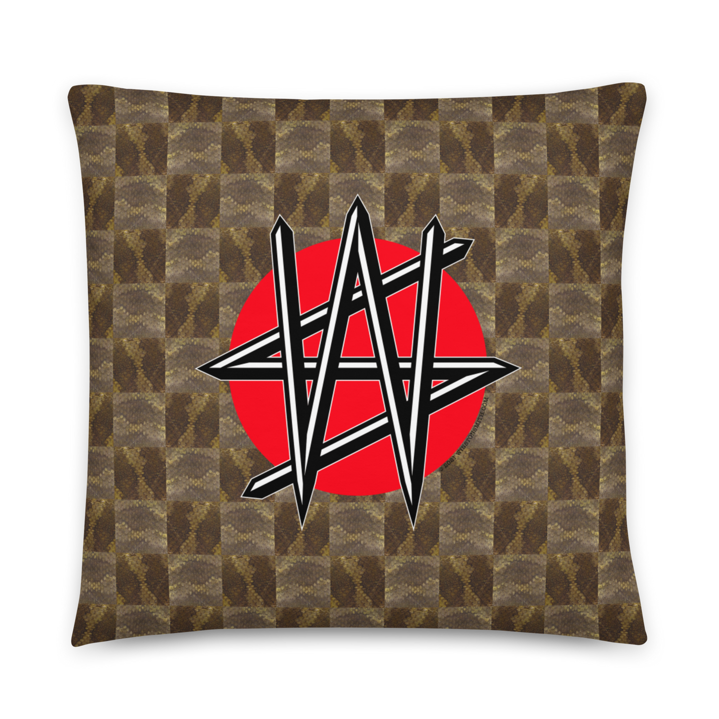 Winston Smith "Barbwire Snake" Pillow