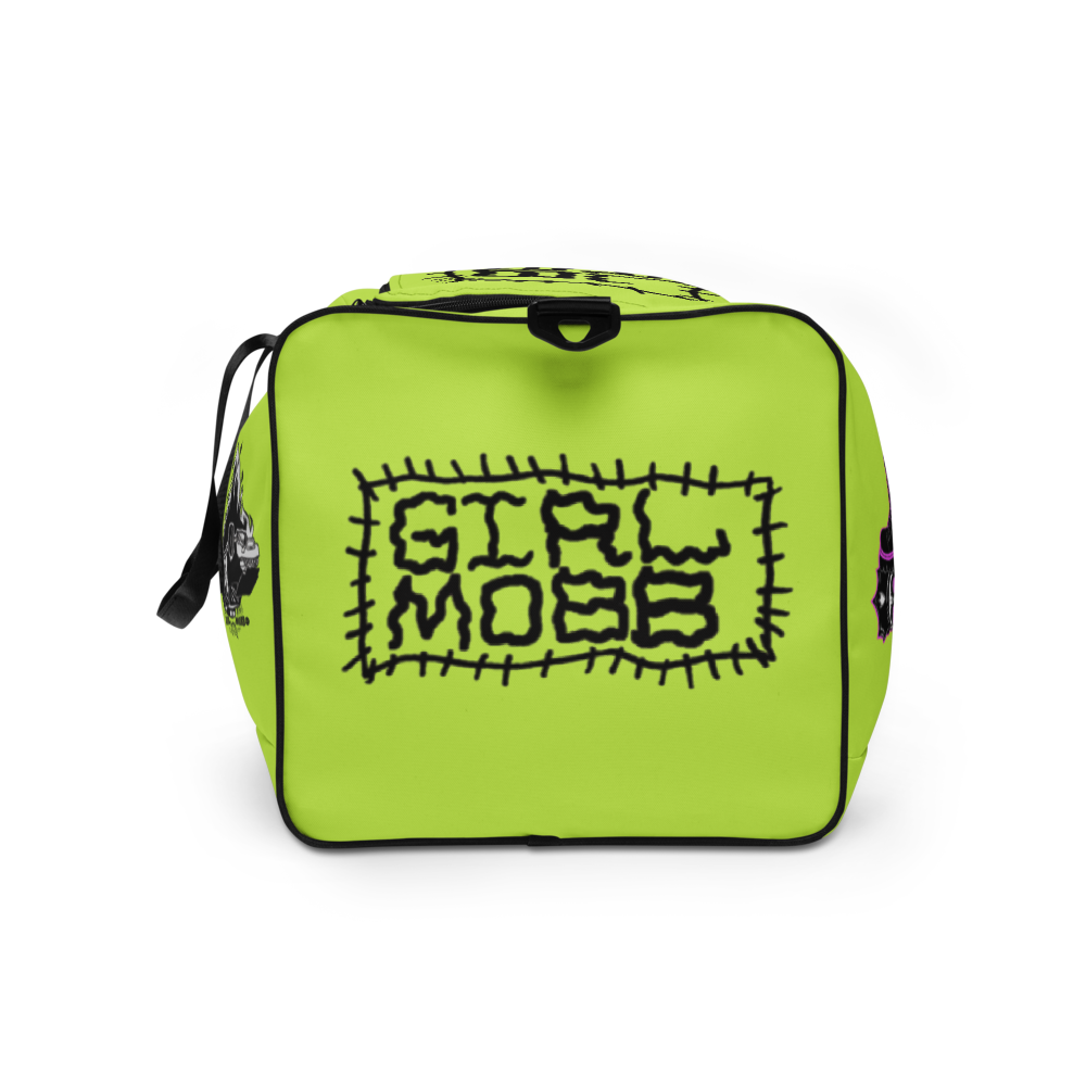 Girl Mobb "Cop Stomp / Burning Car" Duffle bag