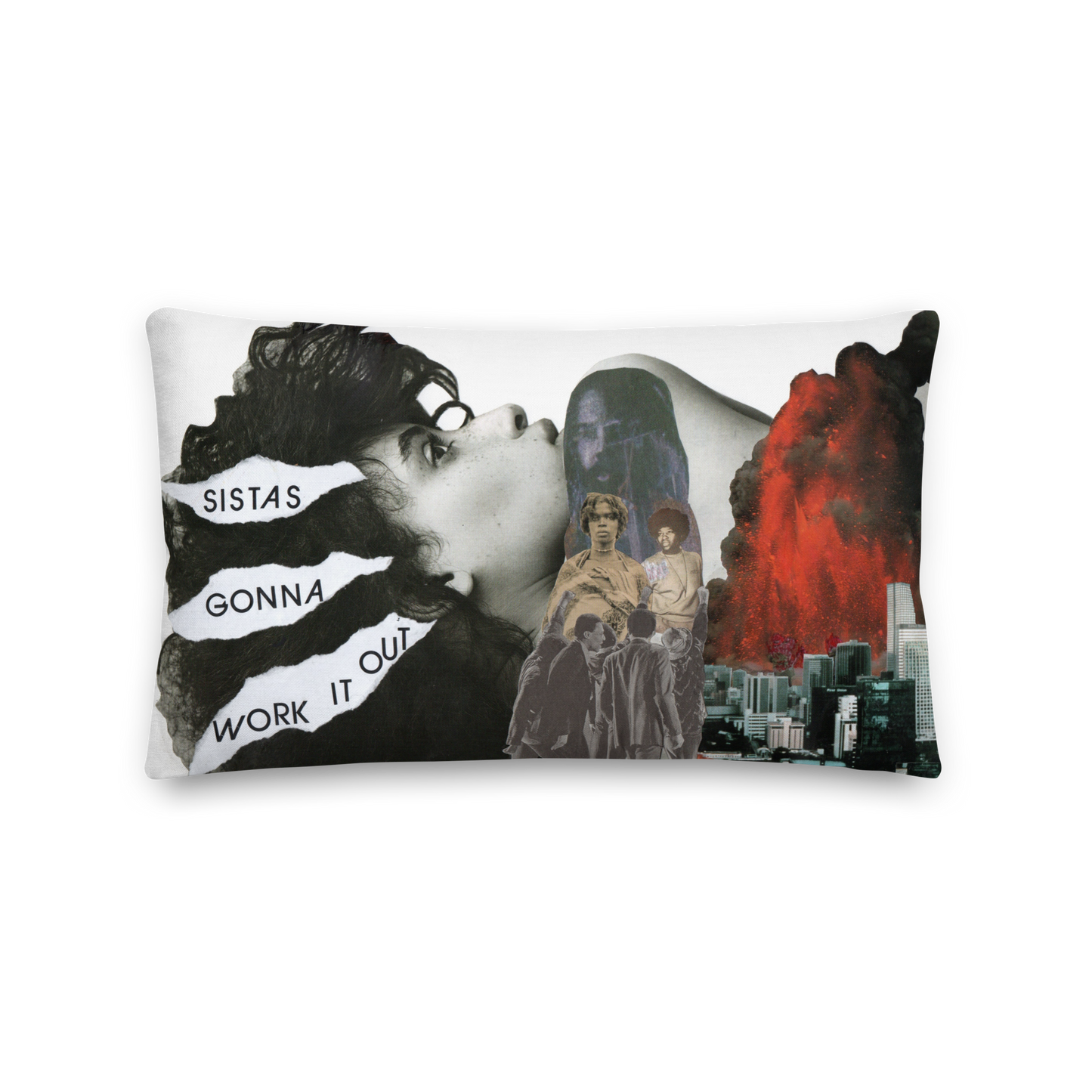 Paper Surgery "Sistas Gonna Work It Out" Pillow
