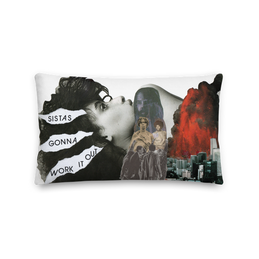 Paper Surgery "Sistas Gonna Work It Out" Pillow