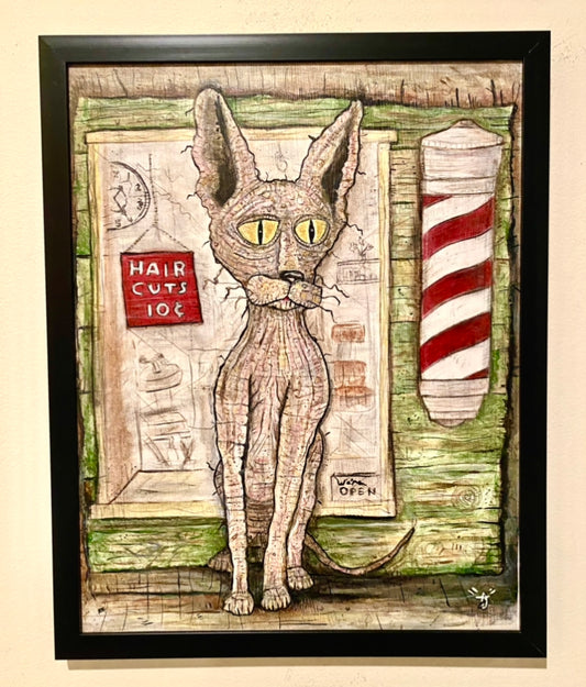 AJ Ransdell "Haircuts 10 cents" (2021)