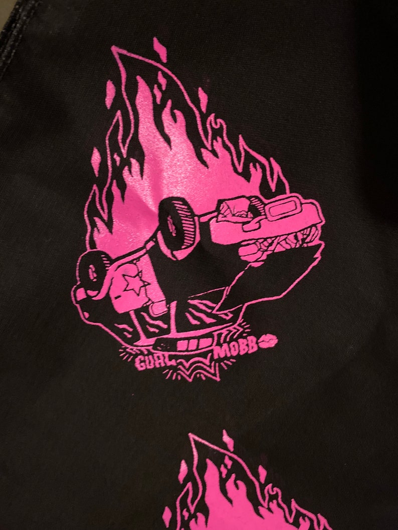 Girl Mobb "Burning Car" Bandana