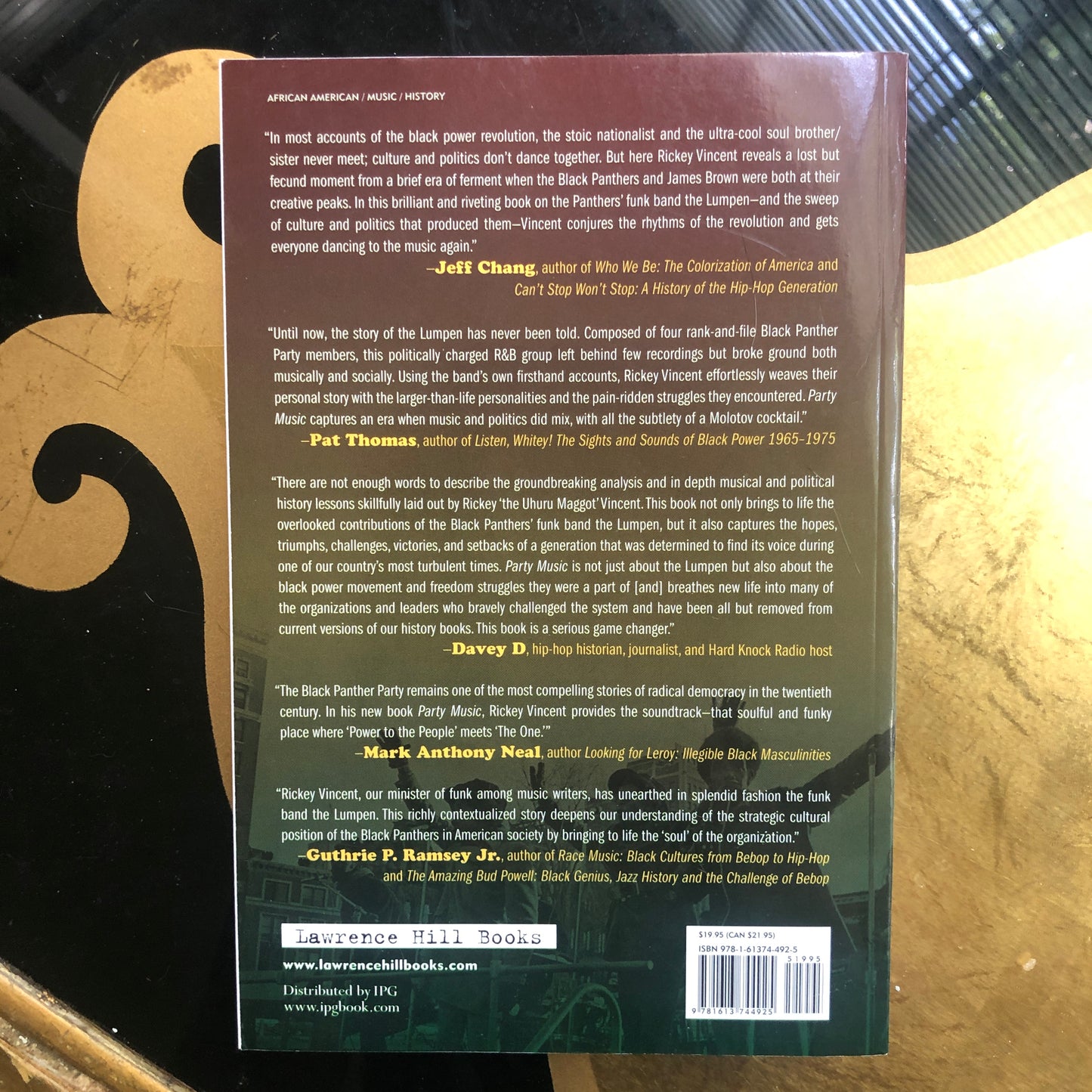 Party Music - Story of the Black Panther Party Band 'The Lumpen' by Rickey Vincent