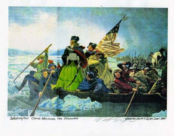 Winston Smith & Jayed Scotti "Washington Cross Dressing the Delaware" (2001)