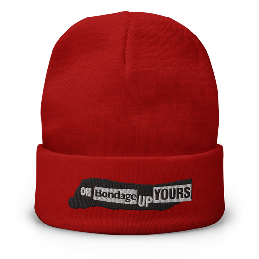 Stealworks "Oh Bondage Up Yours" Embroidered Skullcap