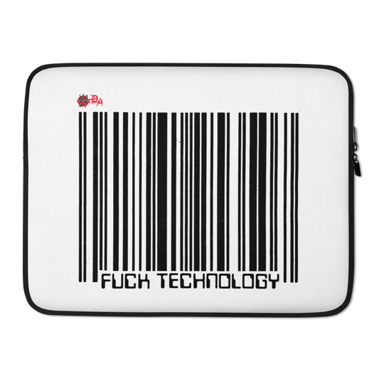 Winston Smith "Fuck Technology" Laptop Sleeve