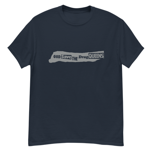 Stealworks "God Save the Drag Queens" Navy Tee