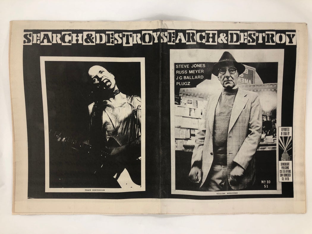 V. Vale "Search and Destroy" Original Zine #10