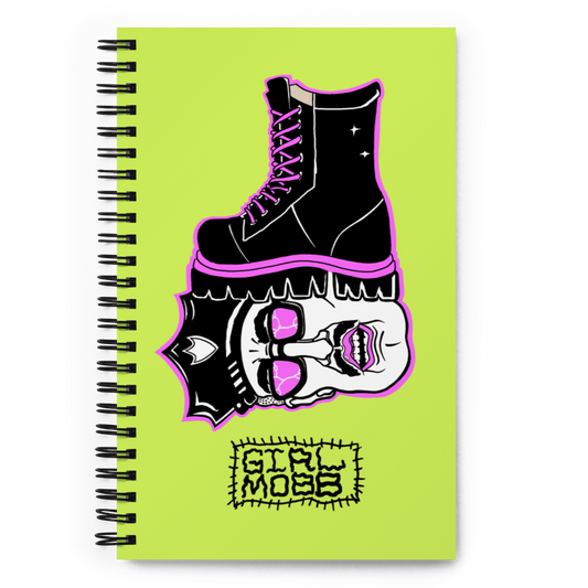Girl Mobb "Cop Stomp / Burning Car" Notebook