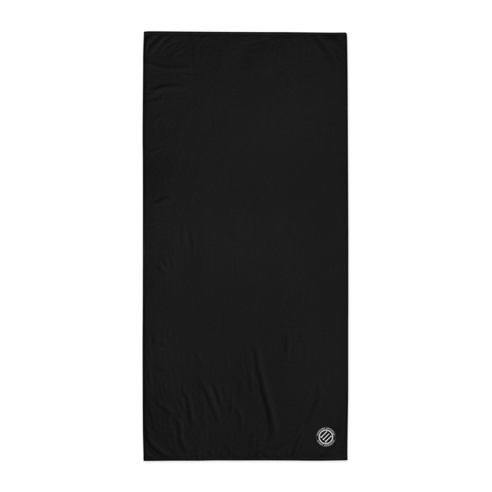 Stealworks "Sometimes Antisocial / Always Antifascist" Embroidered Turkish cotton towel
