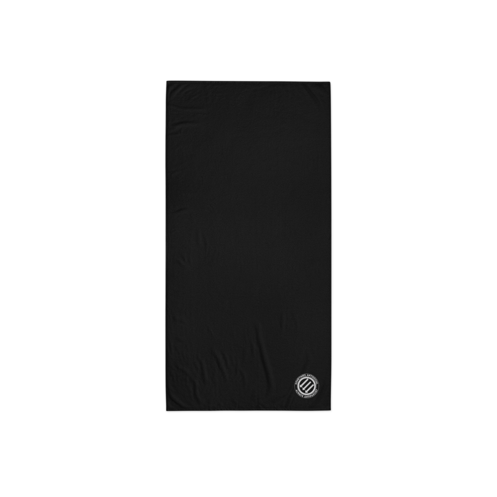 Stealworks "Sometimes Antisocial / Always Antifascist" Embroidered Turkish cotton towel