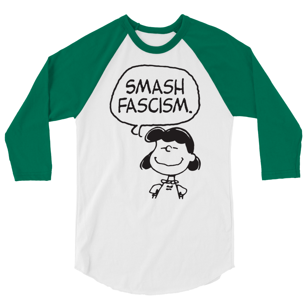 Stealworks "Smash Fascism Lucy" Baseball Tee