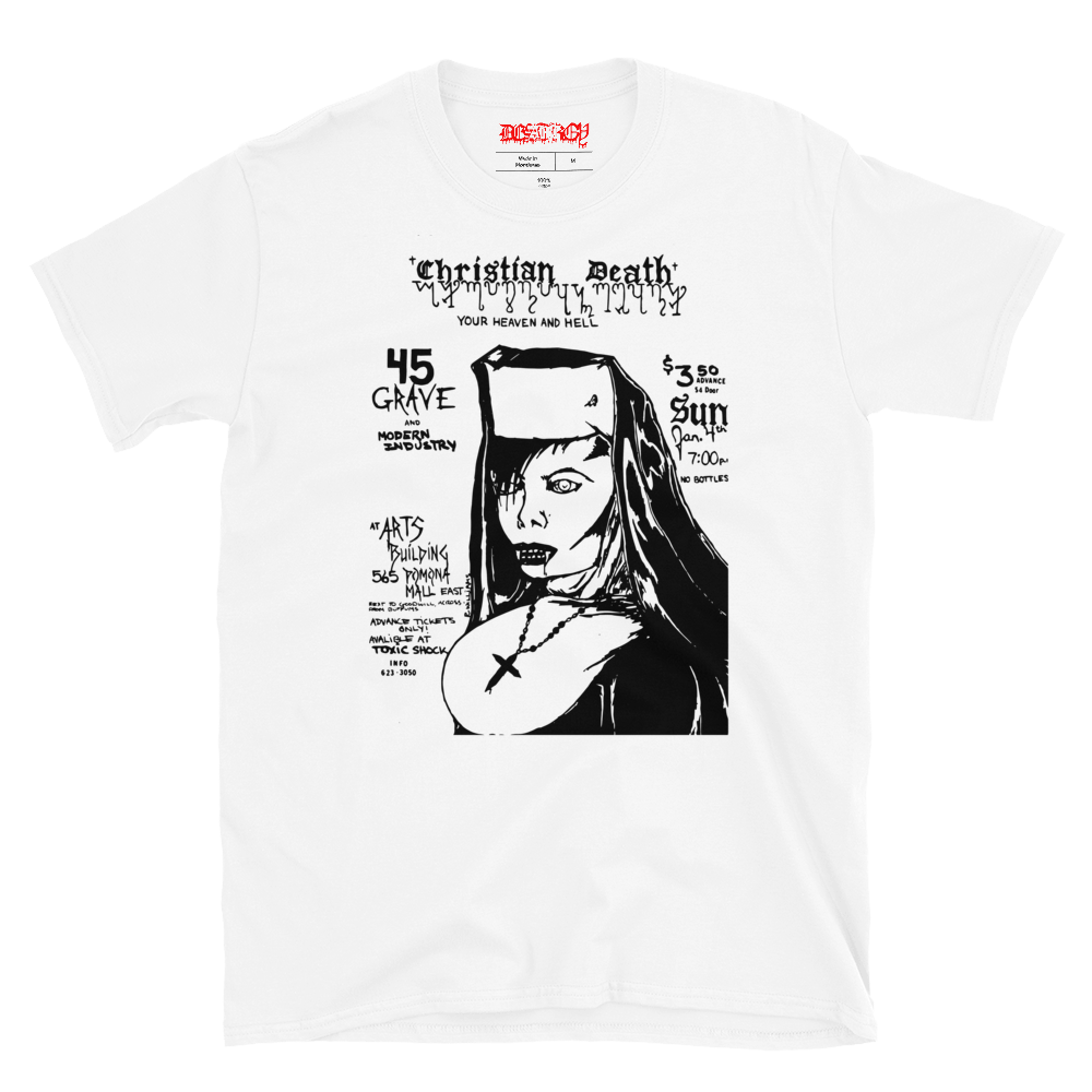 Christian Death "Rozz Nun" T-Shirt W (1982)