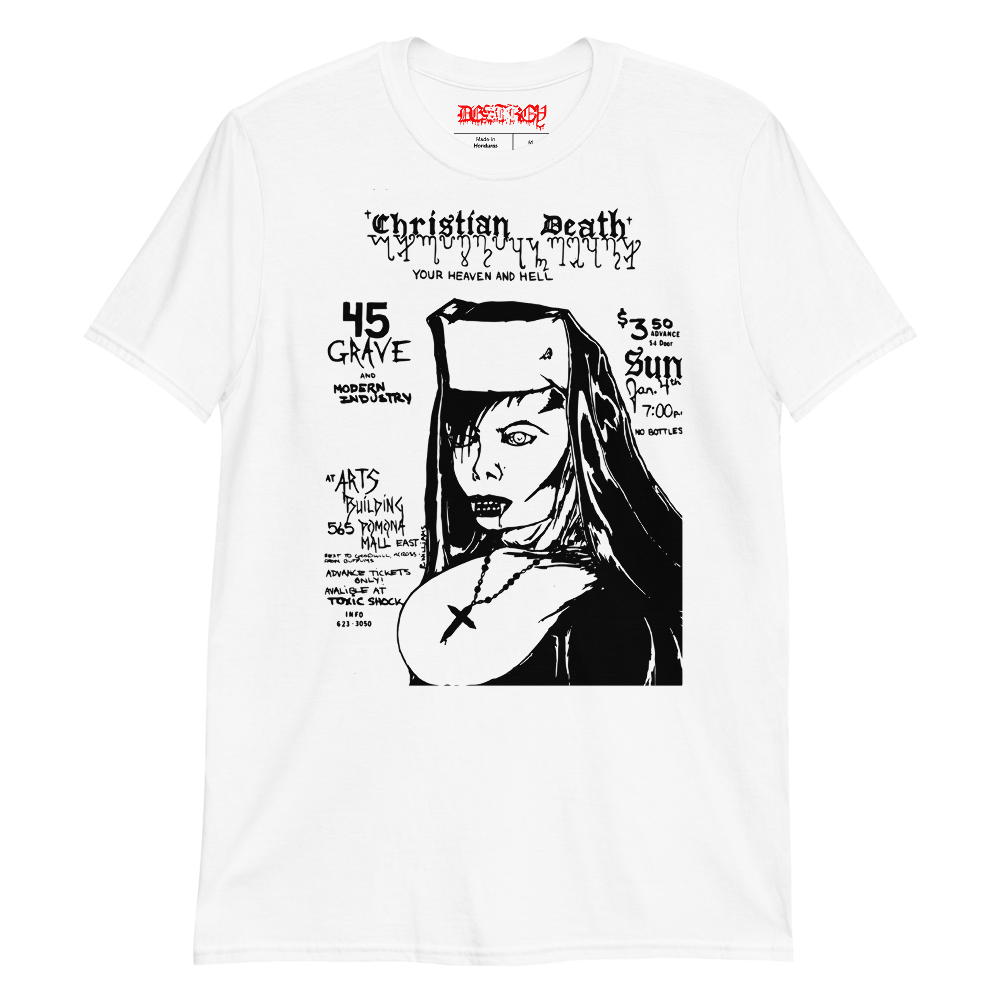 Christian Death "Rozz Nun" T-Shirt W (1982)